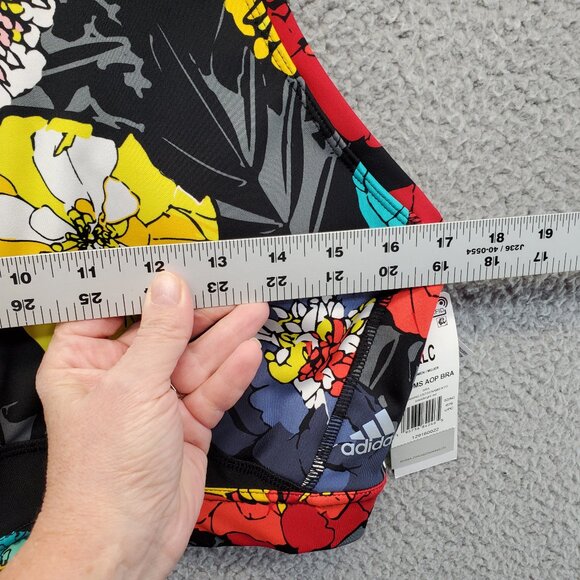 Adidas Sports Bra Women’s Size 2XLC Medium Support Multicolored HE9849 … - Picture 2 of 8